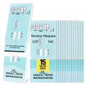 Easy@Home 15 Pack Multi-Drug Screen Test, 2 Panel Urine Drug Tests Kit