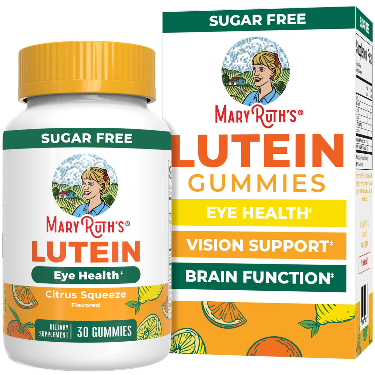MARYRUTH'S Lutein Gummies with Zeaxanthin, 30 Count, Eye Health