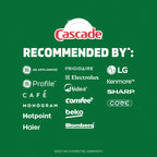 Cascade Free & Clear Dishwasher Detergent Liquid Gel, Dish Detergent, Dishwasher Soap, Lemon, 75oz