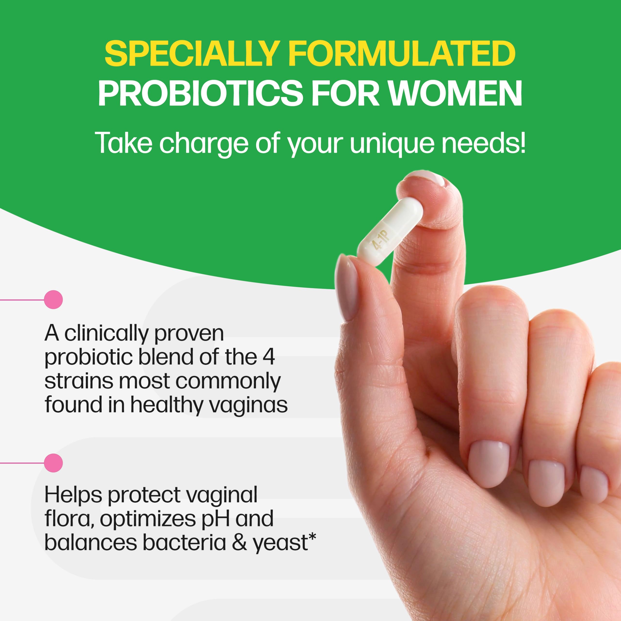 Culturelle Probiotics for Women with Prebiotics, 4-in-1 Benefits, 30 Count | 5 Strain Probiotic Blend, Vaginal, Urinary Tract, Digestive & Immune Plus Occasional Gas & Bloating Support*