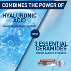 CeraVe Hydrating Hyaluronic Acid Water Gel Moisturizer for Face, 17oz | Lightweight Water Gel with Ceramides, Niacinamide and Hyaluronic Acid For Plumping Hydration, Safe For Sensitive Skin