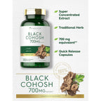 Carlyle Black Cohosh Capsules | 300 Count | Non-GMO, and Gluten Free Formula | Black Cohosh Root Extract Supplement