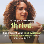 Nature’s Bounty Vitamin B12 5000 mcg Sublingual Liquid, Cardiovascular Health & Cellular Energy Support, 2 Fl Oz (1 Count)