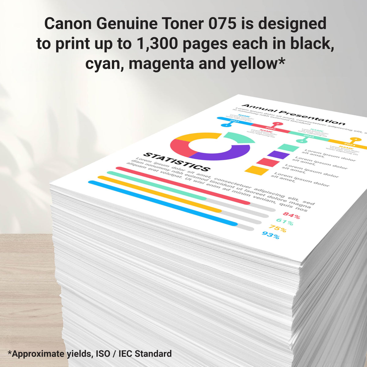 Canon Genuine 075 Black Toner Cartridge Compatible with MF660 Series and LBP640 Series Laser Printers