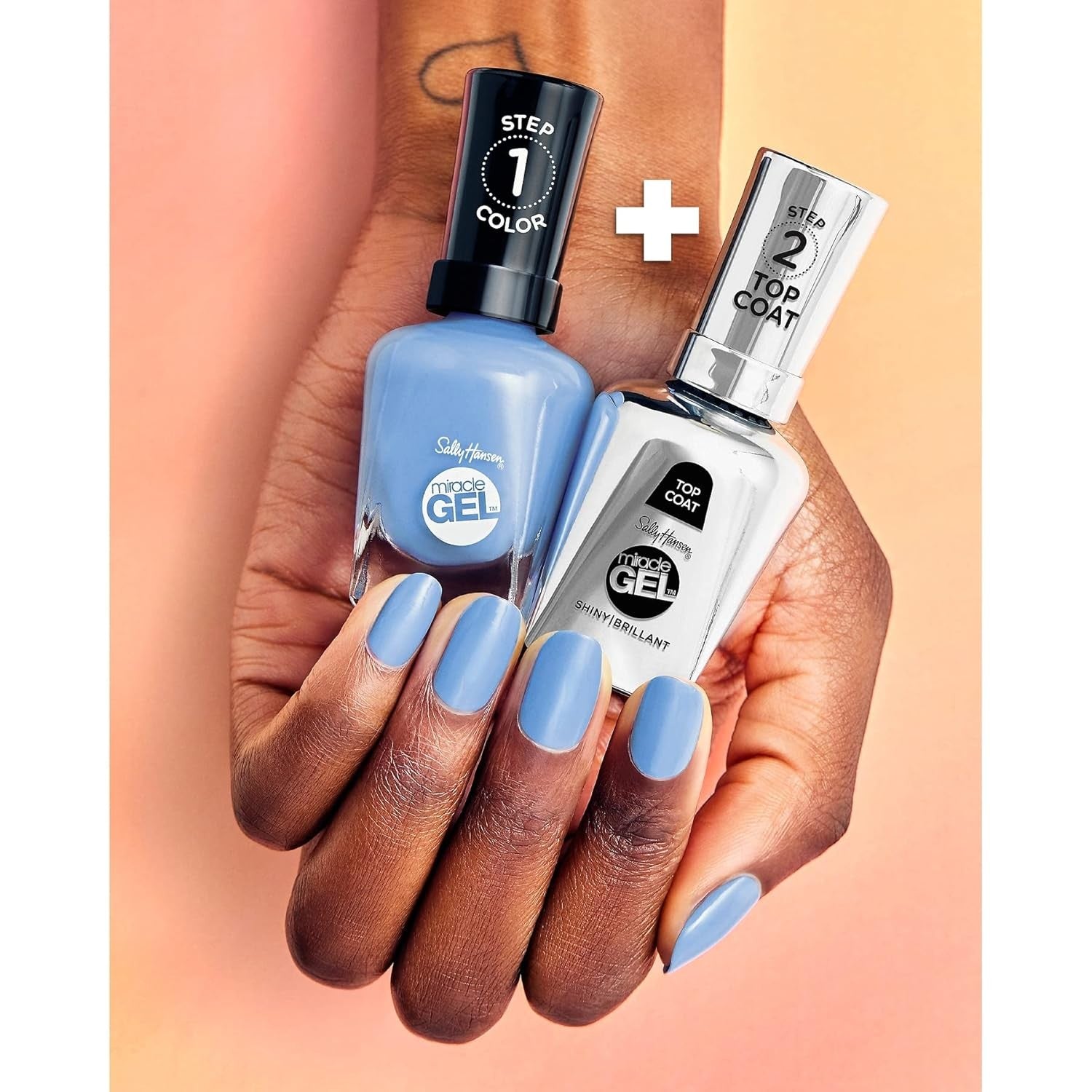 Buy now Sally Hansen Miracle Gelâ„¢, Per-Suede, Long Lasting, Gel-Like Formula, No UV Lamp Needed, Nude Nail Polish at indiglob india