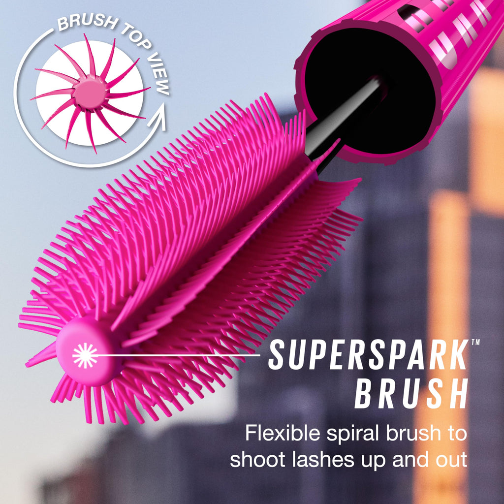 Buy now Maybelline Lash Sensational Firework Waterproof Mascara, Lengthening & Volumizing Mascara for up to 24HR wear, Very Black, 1 Count at indiglob india