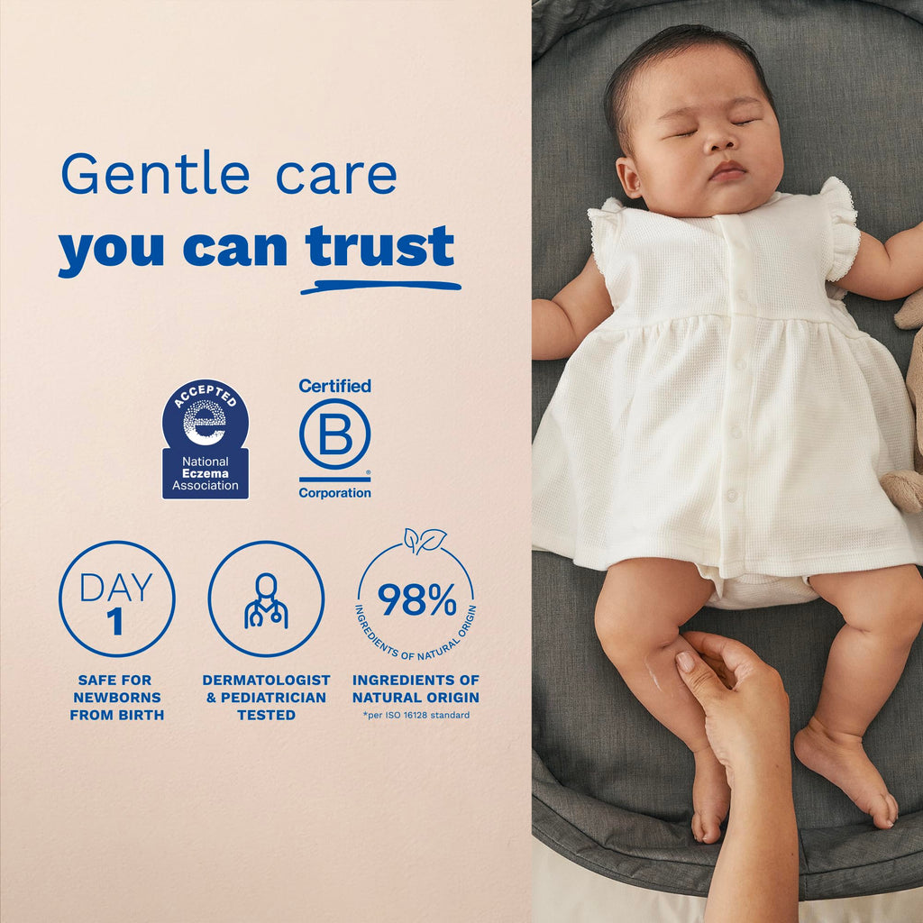 Mustela Baby Diaper Rash Cream 123 - Skin Protectant with Zinc Oxide - Fragrance Free & Paraben Free - with 98% Natural Ingredients - Various Packaging