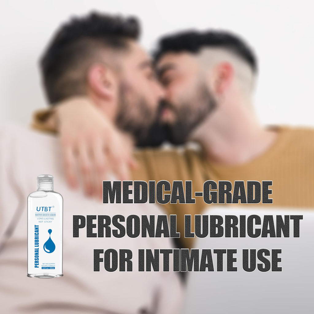 Water Based Lube Personal Lubricants,Sex Lube Toy Friendly Natural Feeling Lube for Women Men and Couples Non-Staining 6.8 Fl Oz