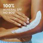 Native Mineral Sunscreen Lotion SPF 30, Vanilla Milk & Shea Scent, with 100% Mineral Zinc Oxide for Face & Body, Hawaii Compliant, Vegan, No White Cast - 7 oz