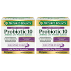 Nature's Bounty Probiotic 10 Daily Probiotic Supplement, 30 Capsules