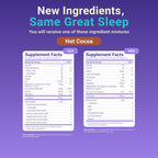 MoonBrew Magnesium Hot Cocoa Sleep Aid - Sugar-Free Calming Drink Mix - 3PK | Nighttime Sleepy Powder with Zinc Glycinate, Chocolate Flavor for Relaxation, Stress & Deep Rest, Melatonin Free