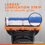 Gillette Fusion5 Power Razor for Men, 1 Gillette Power Razor Handle + 1 Blade Refill