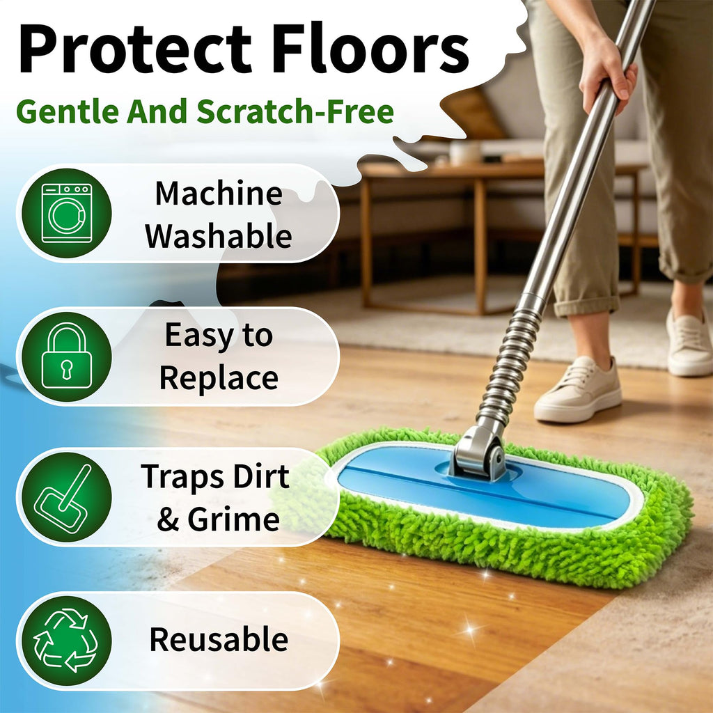 8 Pack Microfiber Replacement Mop Pads for Swiffer Sweeper