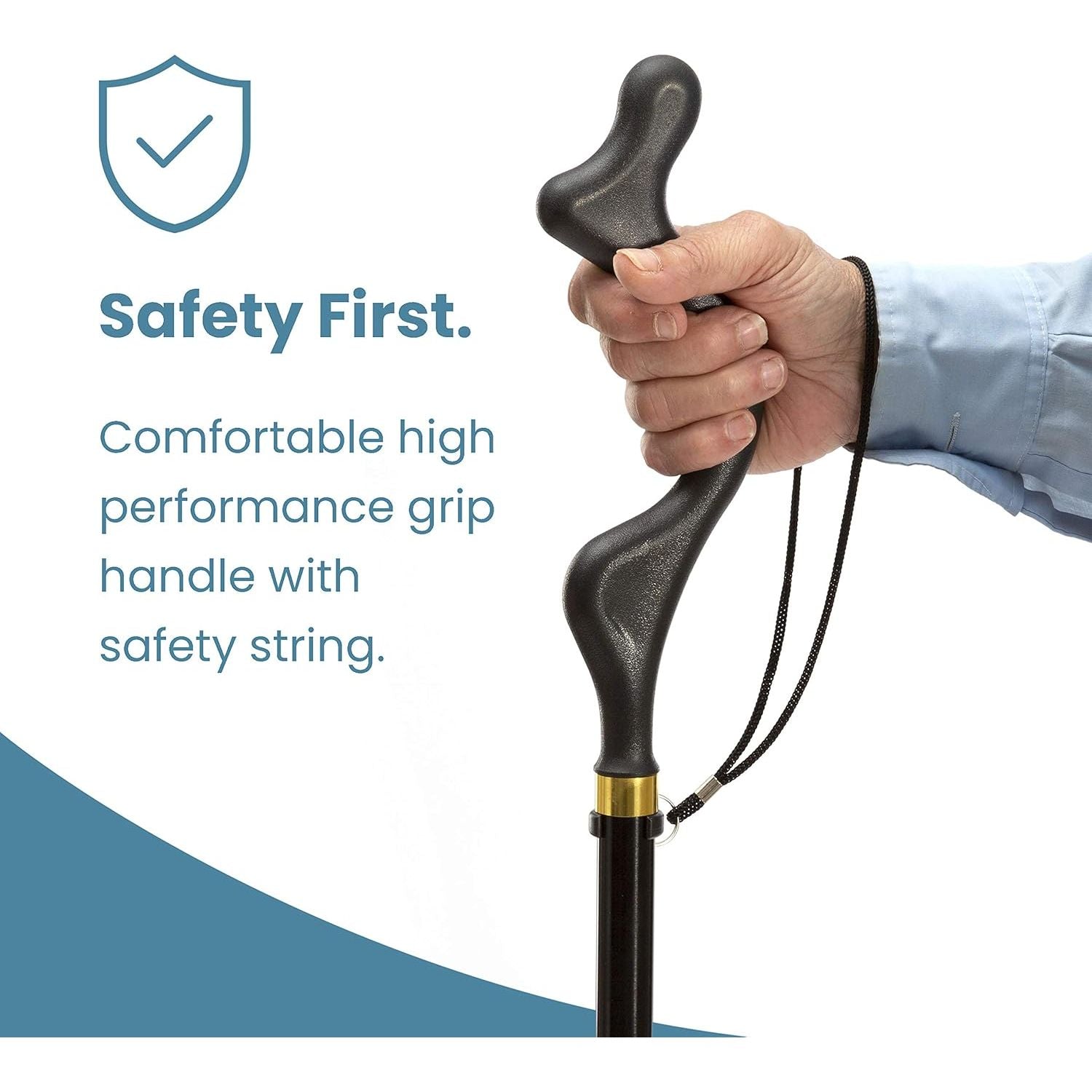 Buy now Walking Cane for Men and Women - Special Balancing Stick With 10 Adjustable Heights - Self Standing, Folding, Portable, Collapsible, and Comfortable at indiglob india