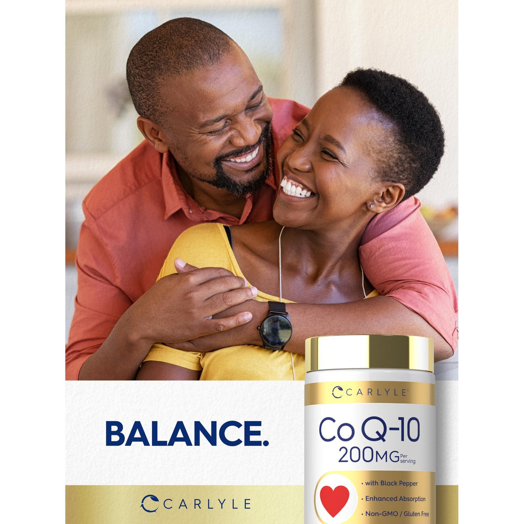 Carlyle CoQ10 200mg Softgels | 60 Count | with Black Pepper