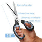 Mr. Pen- Premium Tailor Scissors, 9.5 Inch, Heavy Duty Stainless Steel