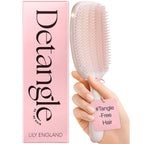 Lily England Detangler Hair Brush for Women for Curly Wet & Dry Hair, Rose