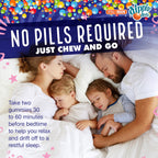 Dippin' Dots Extra Strength Melatonin Gummies 20mg, Sleep Aid (60 Ct) | 20mg melatonin gummies, a natural sleep aid for adults needing extra nighttime support; vegan, stronger nightly dose.