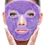 Buy now Cold Face Eye Mask Ice Pack Reduce Facial Puff, Dark Circles, Gel Hot Heat Cold Compress Pack, Face SPA Gift for Woman Sleeping, Pressure, Headaches, Skin Care, Post Laser Cosmetic Care[Blue] at indiglob india