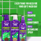 Aussie Kids Hair Care Bundle Set Including: Shampoo (16 Fl Oz), Conditioner (16 Fl Oz) & Detangler Spray (8 Fl Oz), Paraben- Freem Sulfate-Free, Dye-Free, Cruelty-Free, Tangle-Free Styling