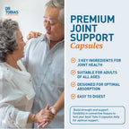 Buy now Dr. Tobias Joint Support Supplement with Glucosamine Chondroitin MSM, Supports Connective Tissue, Function & Flexibility, Extra Strength Joint Supplements for Men & Women, 240 Capsules at indiglob india