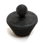 Buy now StopShroom Tub 2 Pack Universal Stopper for Bathtub and Bathroom Sink Drains, Black Plug 2pk, 2 Count at indiglob india