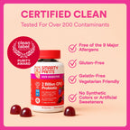 SmartyPants Kids Probiotic Gummies for Digestive Health: 2 Billion CFU Gut Health and Immune Support Supplement, Clinically Studied Probiotic, Gluten Free, Grape, 30 Count (30 Day Supply)
