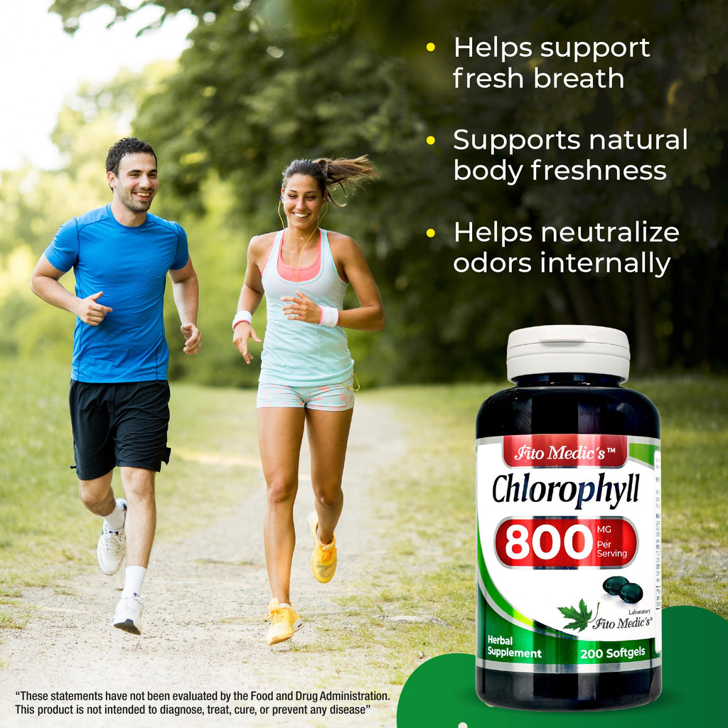 Lab | chlorophyll | chlorophyll pills | 200 Softgels | clorofila.