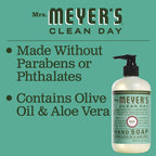Buy now Mrs. Meyer's Clean Day 14104 Basil Scent Liquid Hand Soap, 12.5 oz. - Quantity 6 at indiglob india