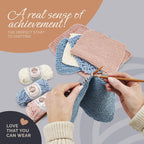 Buy now Thoughtful Stitch Knitting Kit for Beginners Adults & Kid Friendly- Complete Knitting Kit - Learn to Knit Yarn Set with Tutorial Book for Adult Hobbies - 100% Cotton Wool & Bamboo Knitting Needle at indiglob india