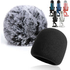 Buy now YOUSHARES 2PCS Blue Yeti Pop Filter for Blue Yeti Microphone, Yeti Foam Windscreen with Dead Cat Blue Yeti Mic Cover for Yeti Mic and Blue Yeti Pro USB Microphone at indiglob india
