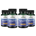 Swanson Apigenin Sleep and Relaxation Supplement, 50 mg, 90 Capsules | For Adults Seeking Natural Sleep, Relaxation, and Stress Relief Support, Antioxidant Bioflavonoid Found in Chamomile