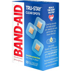 Buy now Band-Aid Brand Tru-Stay Clear Spots Bandages for Discreet First Aid, All One Size, 50 Count at indiglob india