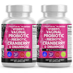 Clean Nutraceuticals Vaginal Probiotics for Women with Cranberry, D-Mannose, Prebiotics, pH Balance Support, Feminine Health, Urinary Tract Cleanse – Capsule Alternative to Gummies – 60 Count
