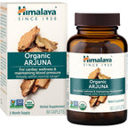 Buy now Himalaya Organic Arjuna, 60 Day Supply - Herbal Supplement Supporting Heart Health and Normal Blood Pressure - USDA Organic, Vegan, Non-GMO, Gluten Free, 700 mg, 60 Caplets 1 at indiglob india