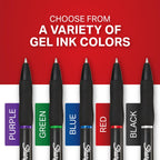 Sharpie S-Gel Refills, Black Gel Ink, Medium Point (0.7mm), 6 Packs of 2ct, 12 Total Refills