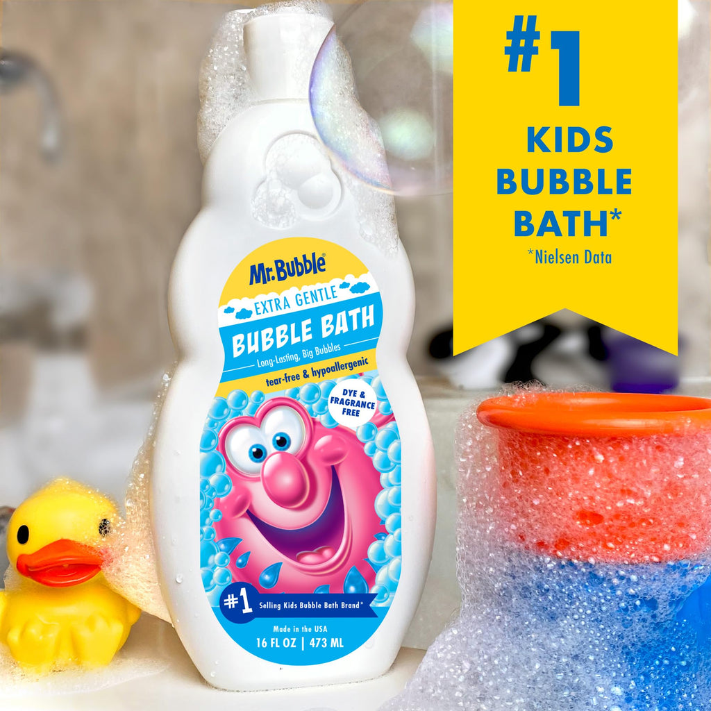 Buy now Mr. Bubble Extra Gentle Bubble Bath - Hypoallergenic, Tear Free Bubble Bath Solution Perfect for Sensitive Skin (Pack of 2 Bottles, 16 fl oz Each) at indiglob india