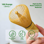 Buy now TEANAGOO MA-01 Japanese Matcha Ceremony Accessory, Matcha Whisk (Chasen), Traditional Scoop (Chashaku), Tea Spoon, Whisk Holder, The Perfect Set to Prepare a Traditional Cup of Matcha.… at indiglob india