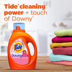 Buy now Tide Plus Boost of Ultra Downy Liquid Laundry Detergent, April Fresh Scent, 84 fl oz, 59 Loads, Laundry Detergent Liquid with Long-Lasting Freshness at indiglob india