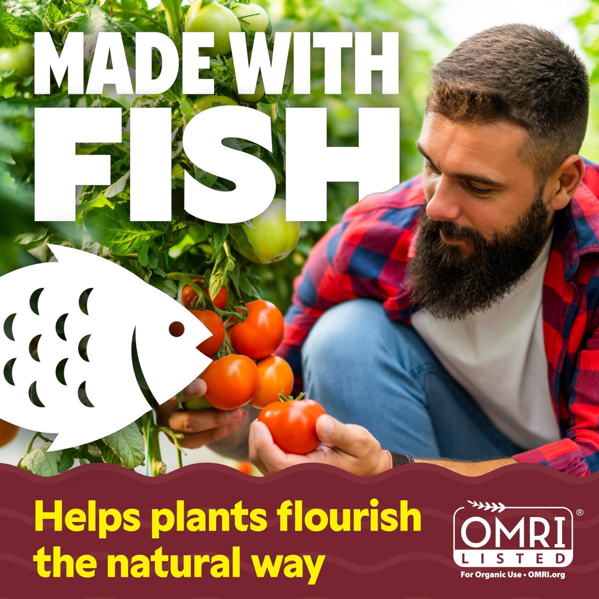 Alaska Fish Fertilizer for Plants, OMRI Listed 5-1-1
