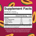 MARYRUTH'S Fiber Gummies for Adults, Sugar Free, 60 Count, 2 Month Supply | Soluble Fiber Supplement, Gut Health & Digestion Support, 3g Fiber per Gummy, Vegan