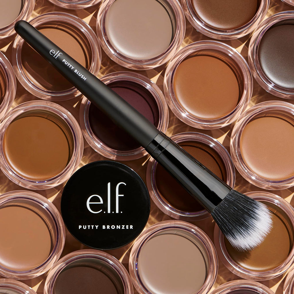 Buy now e.l.f. Putty Blush Brush, Makeup Brush For Putty & Cream Formulas, Easily Applies Blush & Bronzer For An Airbrushed Look, Vegan & Cruelty-Free at indiglob india
