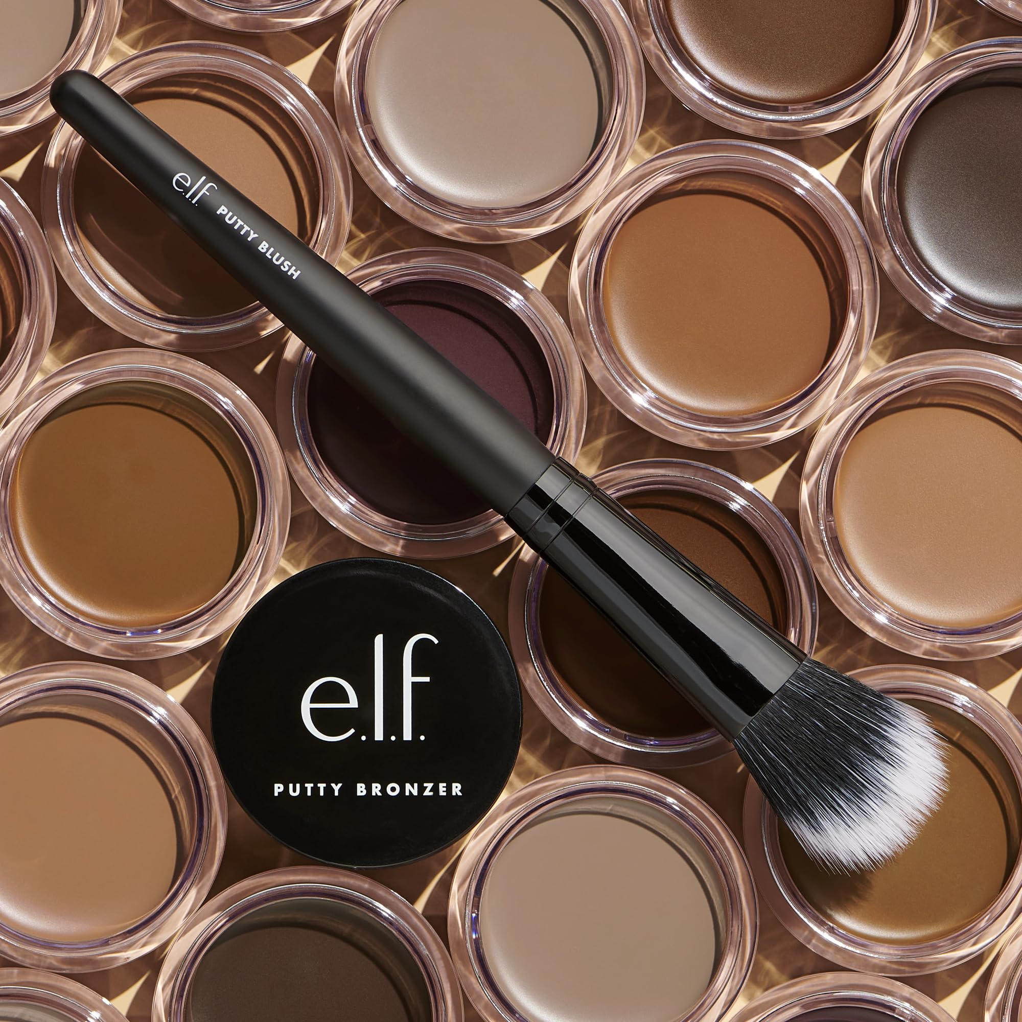Buy now e.l.f. Putty Blush Brush, Makeup Brush For Putty & Cream Formulas, Easily Applies Blush & Bronzer For An Airbrushed Look, Vegan & Cruelty-Free at indiglob india
