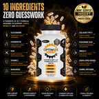 OptiWize 10-in-1 Joint Support Supplement, 320 Capsules | Glucosamine, Chondroitin, MSM, Type II Collagen, Hyaluronic Acid, Green Lipped Mussel & Omega-3, Mobility & Flexibility