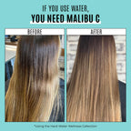 Malibu C Hard Water Wellness Shampoo - Hydrating, Sulfate-Free Hair Care for Hard Water - Removes Minerals and Buildup (9 oz) | Hydrating, Sulfate-Free Detox Shampoo for Hard Water, Gently Removes Minerals & Buildup, Vegan & Cruelty-Free Hair Care