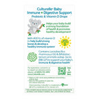 Culturelle Baby Probiotic Drops + Vitamin D, Immune & Digestive Health* 9ml | Lactobacillus rhamnosus GG & Bifidobacterium lactis BB-12® Strains, 5-Drop Dose, 100% AAP Daily Vitamin D, Ages 0-12 Mos