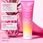 Buy now Pacifica Pineapple Swirl Curl Defining Cream â€“ Curl Cream for Curly Hair, Curly Hair Products with Coconut Oil and Hyaluronic Acid, Styling for Bouncy Waves Without Crunch - 4 Oz at indiglob india