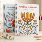 Beautiful Adult Coloring Book Set of 2 for Relaxation - Affirmation Books