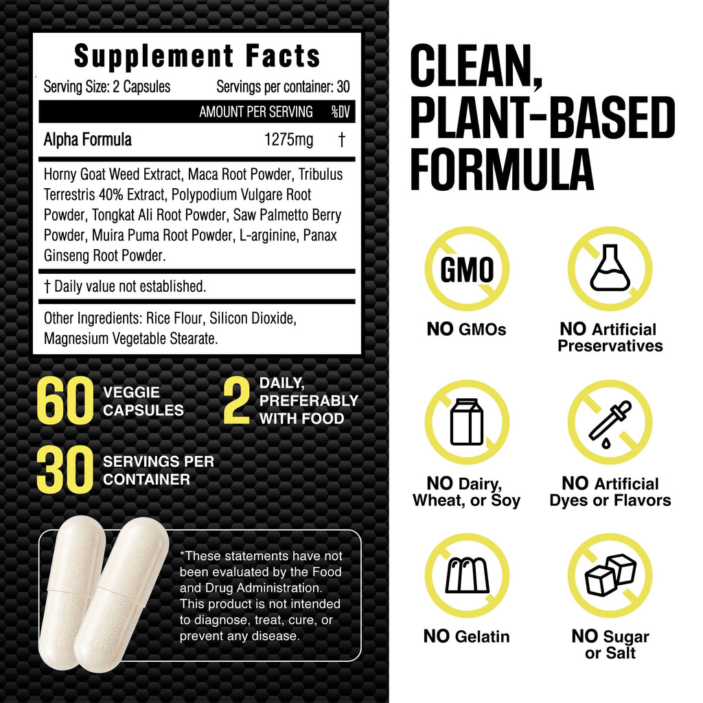 Alpha Male Enhancing Supplement - Male Enhancement & Size Enlargement