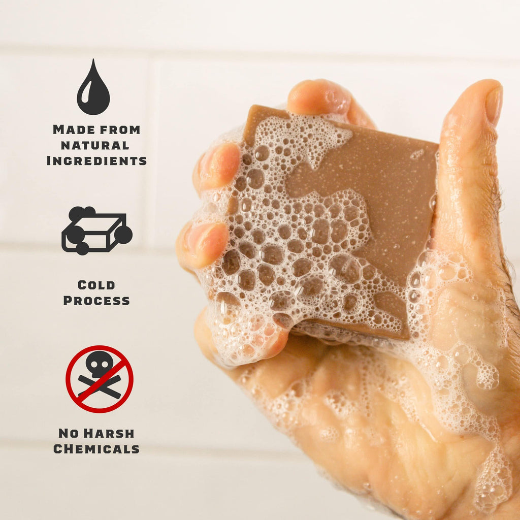Buy now Dr. Squatch Natural Menâ€™s Bar Soap - Cold Process Body Soap Bar with Natural Oils - Gifts for Men - Pine Tar (5 oz, 3-Pack) at indiglob india
